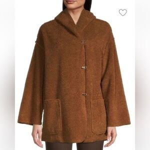 Womens Max Studio teddy coat